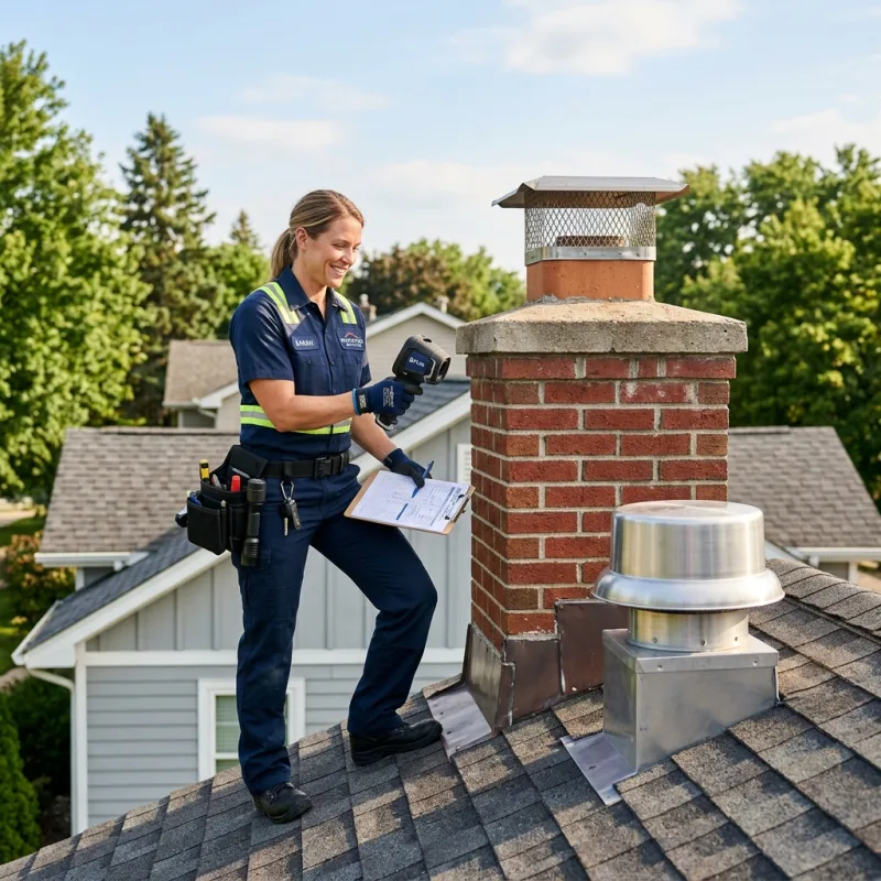 Technician removing a deceased bird from an indoor space in Springbank